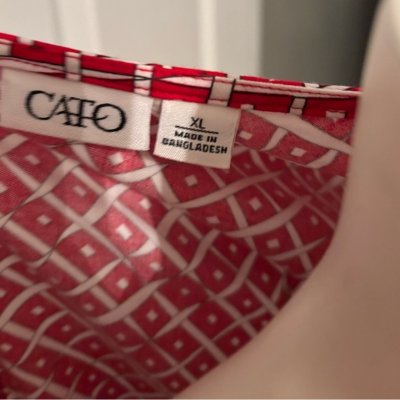 Cato faux wrap sleeveless top 1xl - Picture 4 of 4